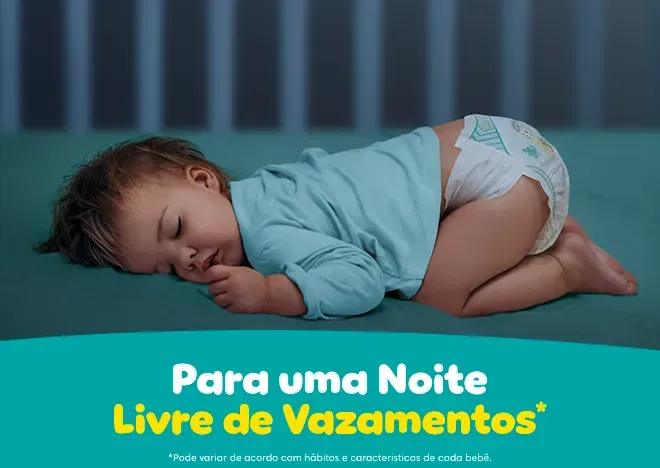 Noites tranquilas com Pampers