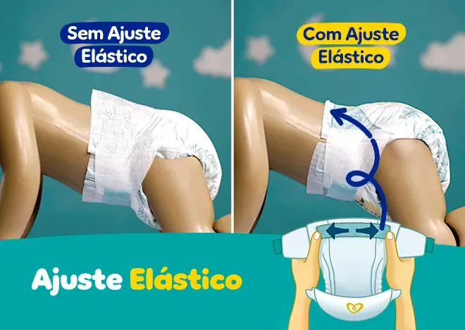 Ajuste elástico Pampers